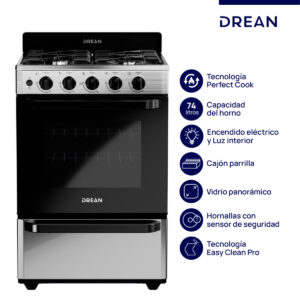COCINA CD5603AI0 56CM INOXIDABLE DREAN