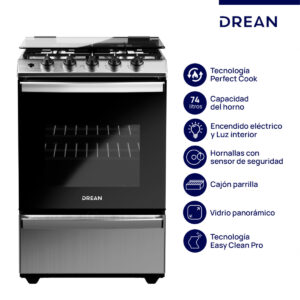 COCINA CD5614AI0 56CM INOXIDABLE DREAN