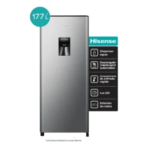 HELADERA RL230WL4AU 177LTS DISPENSER GRIS HISENSE
