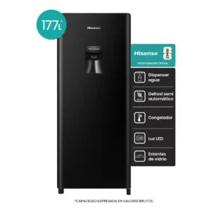 HELADERA RL230WB4AU 177LTS DISPENSER NEGRA