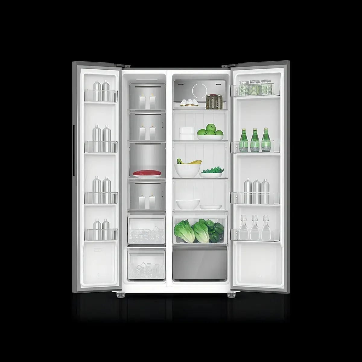 HELADERA SIDE BY SIDE SBS631 631LTS ACERO INOX. - Imagen 4