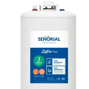 TERMOTANQUE GAS 85L MG ZAFIRO BCO - Imagen 2