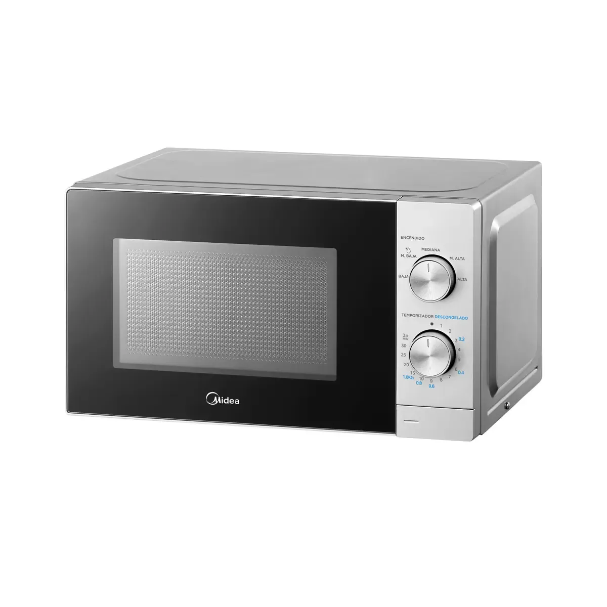 MICROONDAS 20LTS MW-MN120SAR1 SILVER MIDEA (BP) - Imagen 3