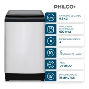 LAVARROPAS PHCS1402B2 C/SUPERIOR  PHILCO