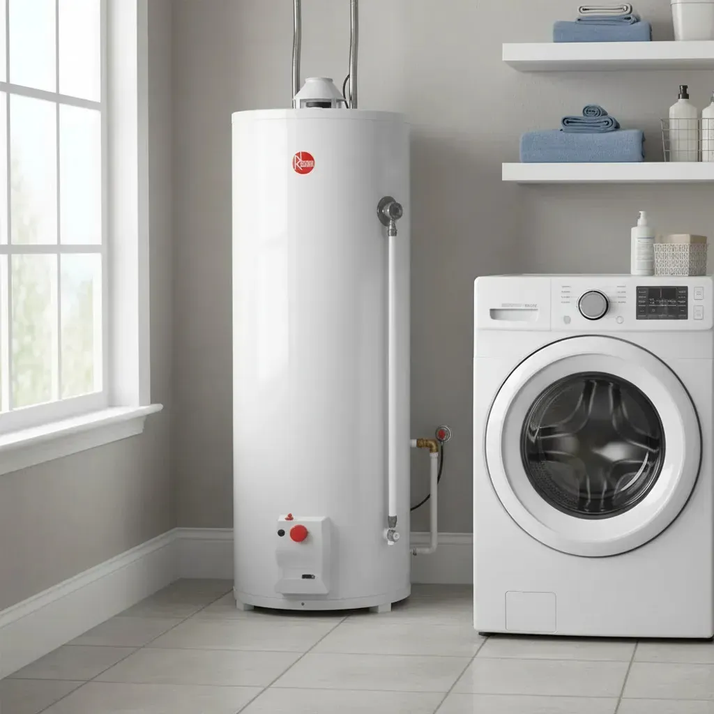 TERMOTANQUE GAS 150L MG PIE 10GTIA (CONEXION SUP.) - Imagen 2