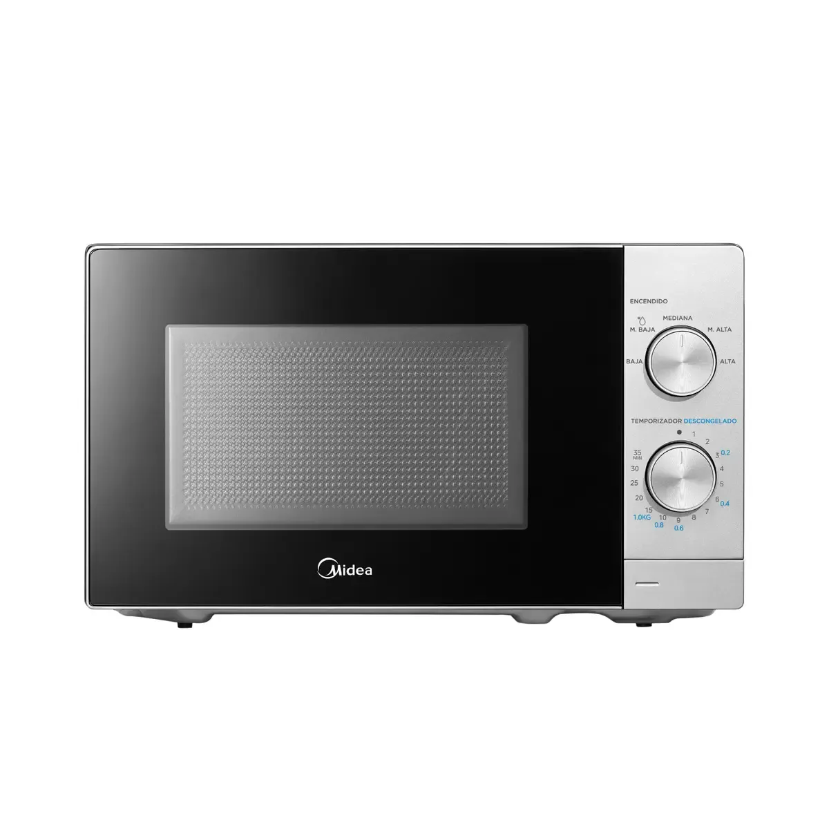 MICROONDAS 20LTS MW-MN120SAR1 SILVER MIDEA (BP) - Imagen 2