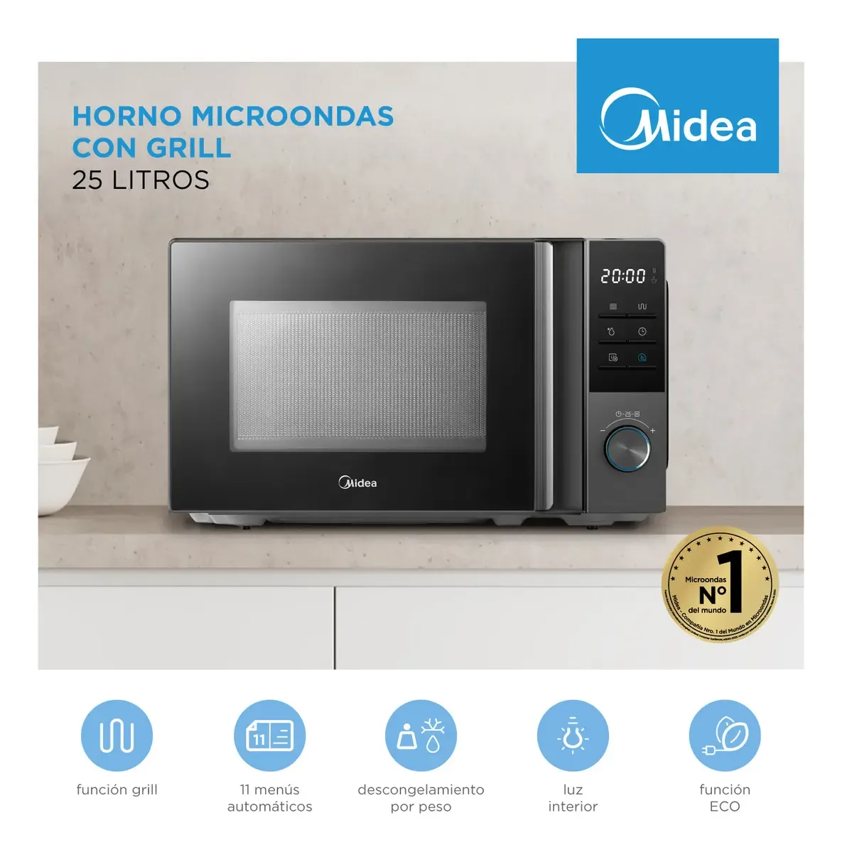 MICROONDAS 25LTS MW-DG125BAR1 - Imagen 6