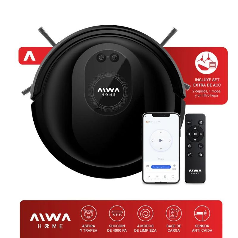 ASPIRADORA ROBOT AWH-ASR201 MIDDLE AIWA - Imagen 2