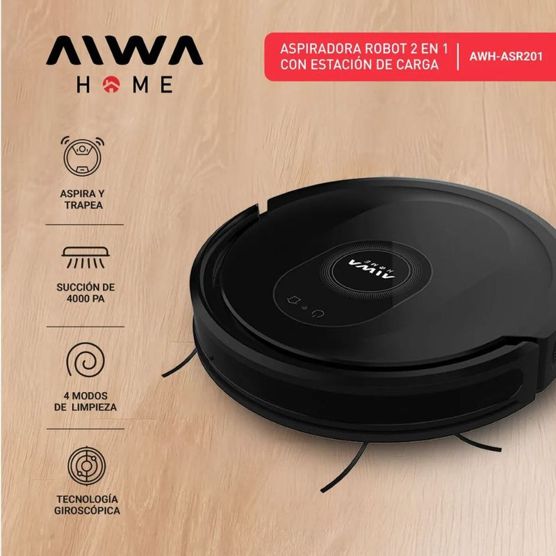 ASPIRADORA ROBOT AWH-ASR201 MIDDLE AIWA - Imagen 5