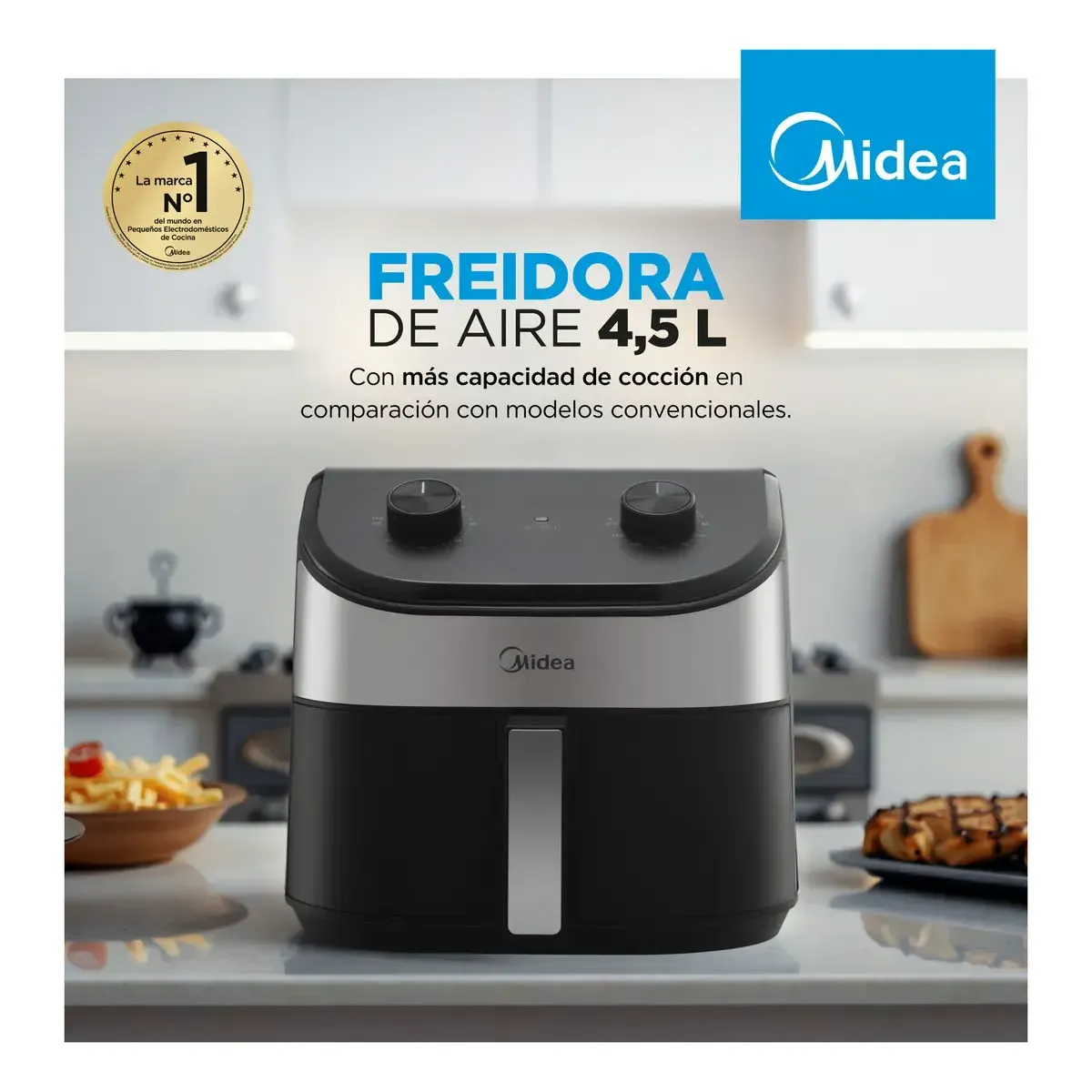 FREIDORA AF-MW45BAR1 NEGRA 4.5LTS MECANICA - Imagen 5