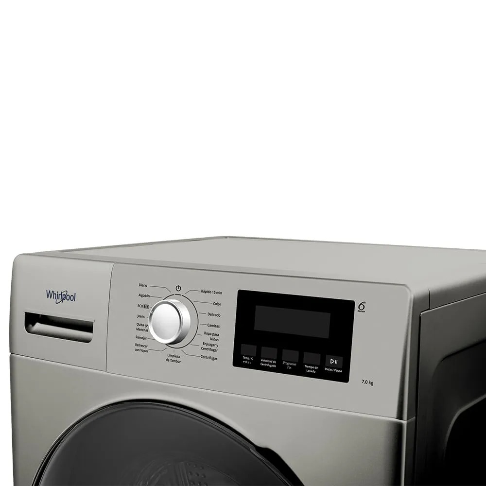 LAVARROPAS WNQ07AS CARGA FRONTAL 7KG INOXIDABLE - Imagen 4